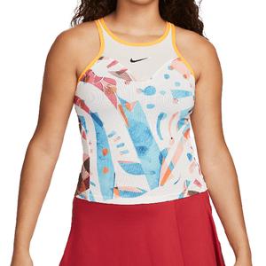 Women`s Dri-Fit Slam Tennis Tank Coconut Milk and Sundial