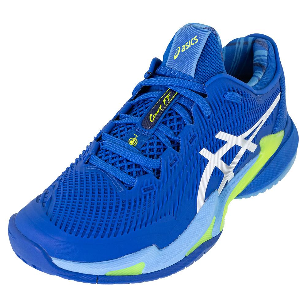 Men's COURT FF NOVAK, Asics Blue/White, Tennis Shoes