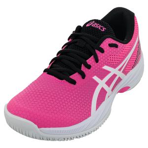 Women`s Gel-Game 9 Pickleball Shoes Hot Pink and White