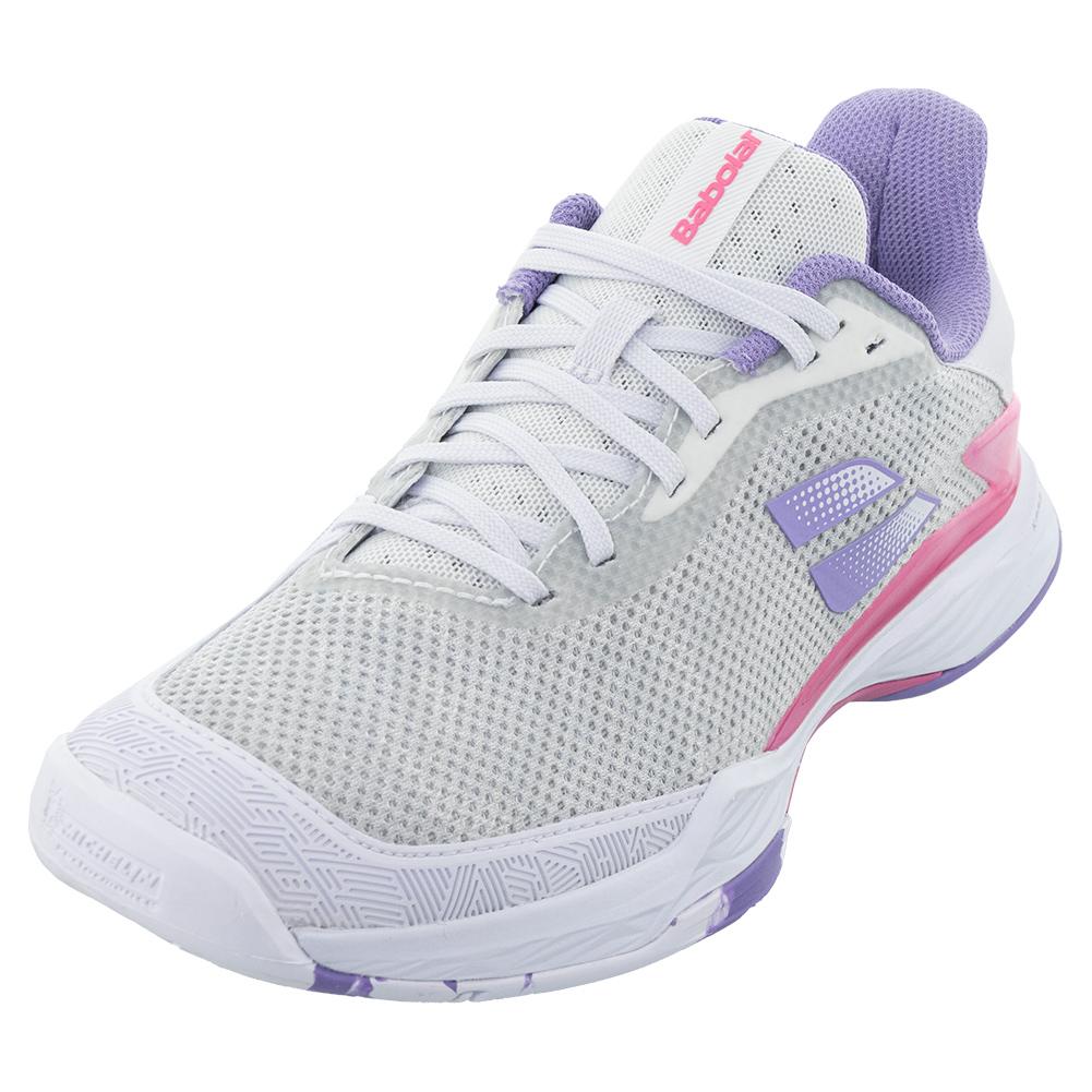  Women's Jet Tere All Court Tennis Shoes White And Lavender