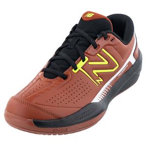 Men`s 696v5 D Width Tennis Shoes Brick Red