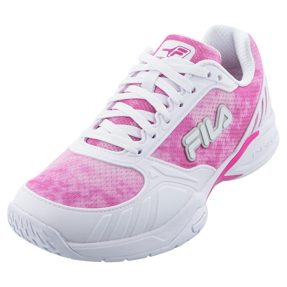 Fila Women`s Volley Zone Tie Dye Shoes Pink