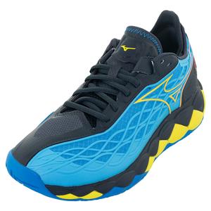 Men`s Wave Enforce Tour AC Tennis Shoes Jet Blue and Bolt