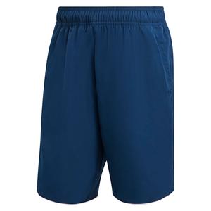 Men`s Club 9 Inch Tennis Shorts Collegiate Navy