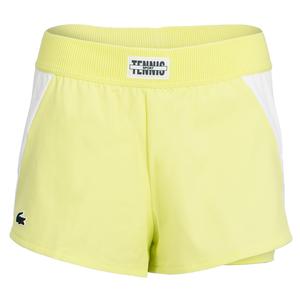 Women`s US Open Tennis Shorts Limeria and Blanc