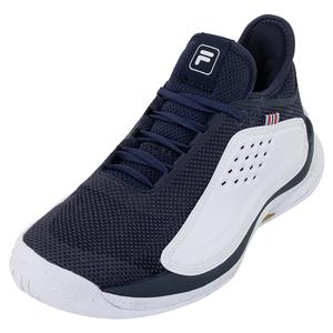 Women`s Mondo Forza Tennis Shoes White and Navy