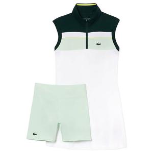 Women`s US Open Tennis Dress Blanc and Sinople
