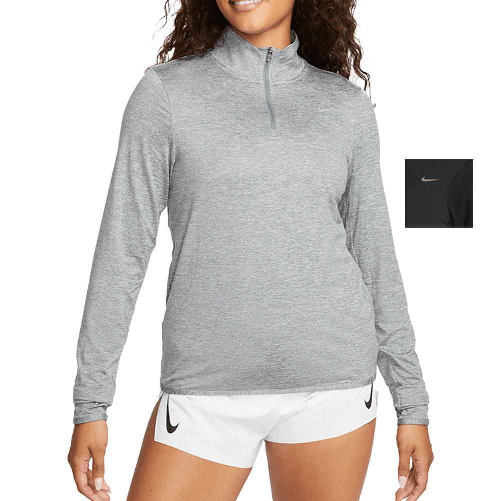 Nike Women`s Dri-Fit Swift Element UV 1/4 Zip Running Top