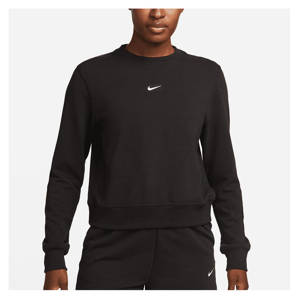 Nike Women`s Dri-Fit One Crew-Neck French Terry Sweatshirt