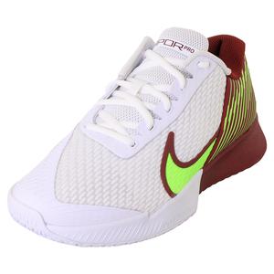 Men`s Air Zoom Vapor Pro 2 Tennis Shoes White and Team Red