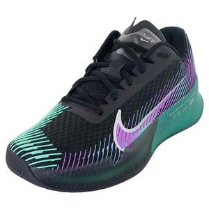 Men`s Air Zoom Vapor 11 Premium Tennis Shoes Black and Multi Color