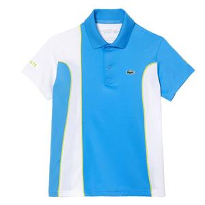 Junior`s Novak Djokovic Jersey Tennis Polo Argentine and Blanc