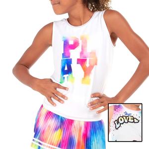 Girl`s Tie Back Tennis Tank