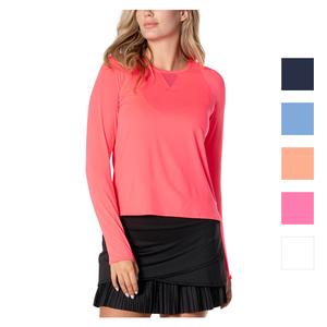 Women`s High Low Breezy Long Sleeve Tennis Top