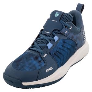 Men`s Ultrashot Team Tennis Shoes Indian Teal and Star White