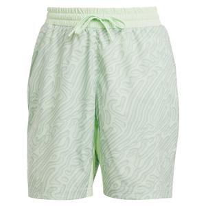 Men`s Ergo Pro Tennis Short Semi Green Spark and Silver Green