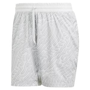 Men`s Ergo Pro Tennis Short Grey One and Solid Grey