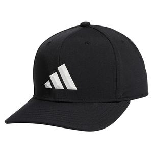 Men`s 3-Bar Snapback 2.0 Hat Black and White