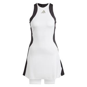 Women`s Premium Tennis Dress White and Black
