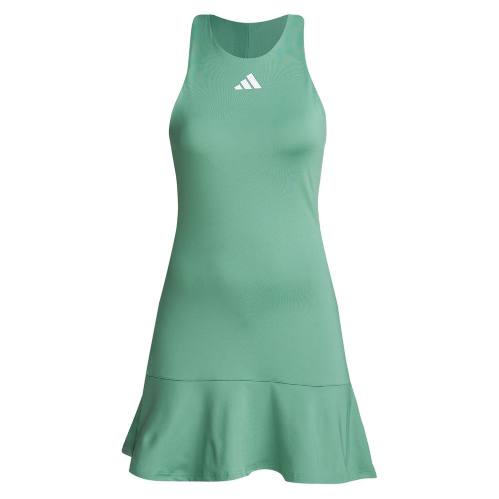 adidas Women`s Y Tennis Dress Preloved Green