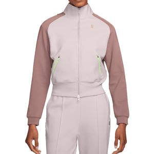 Women`s Court Heritage Full-Zip Tennis Jacket Platinum Violet