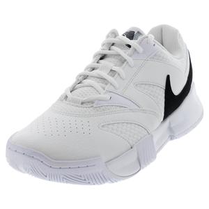 Men`s Court Lite 4 Tennis Shoes White and Black