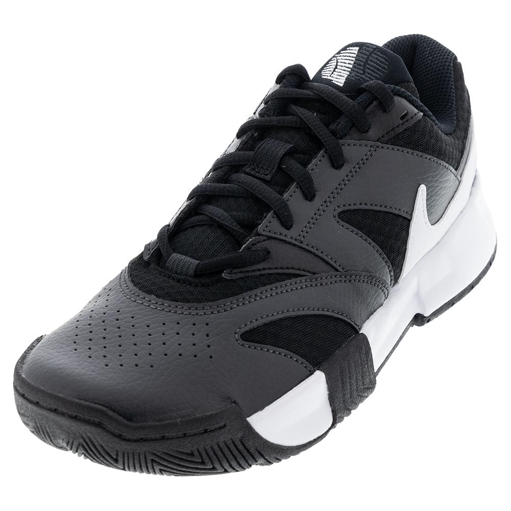 NikeCourt Women`s Court Lite 4 Tennis Shoes Black and White