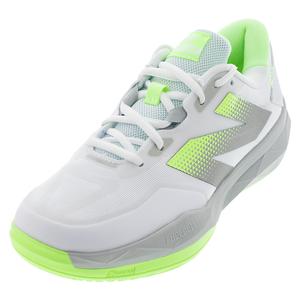 Women`s FuelCell 796v4 D Width Tennis Shoes White and Bleached Lime