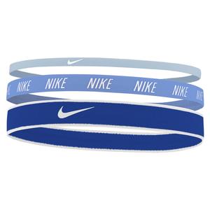 Women`s Mixed Width Hairbands 3 Pack Light Armory Blue and White