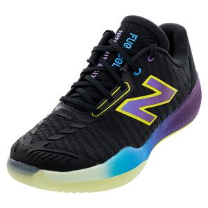 Men`s FuelCell 996v5 2E Width Tennis Shoes Black and Purple Fade