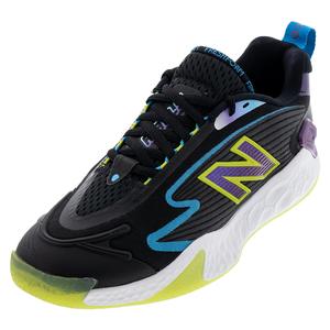 Men`s Fresh Foam X CT-Rally 2E Width Tennis Shoes Black and Purple Fade