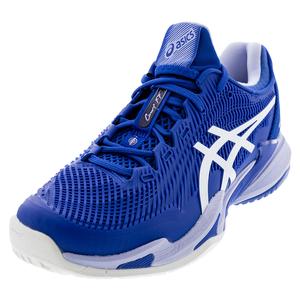 Men`s Court FF 3 Novak Tennis Shoes ASICS Blue and Fresh Air