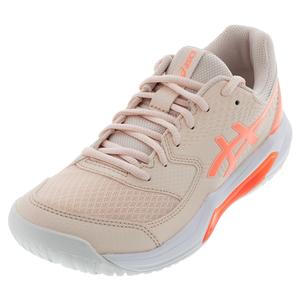 Women`s Gel-Dedicate 8 Tennis Shoes Pearl Pink and Sun Coral