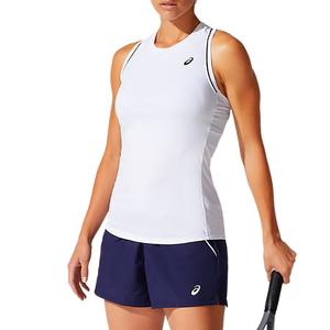 Women`s Court Tennis Tank with Piping