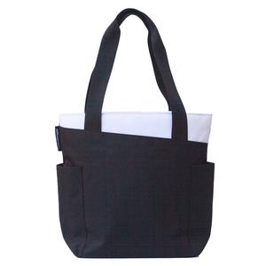 Paddle/Racquet Tote Black and Sea Salt
