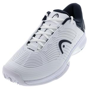 Men`s Revolt Pro 4.5 Tennis Shoes White and Blueberry