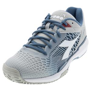 Men`s Speed Competition 7 AG Tennis Shoes Silver and Oceanview