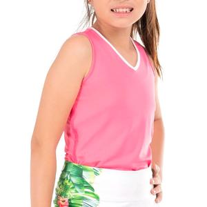 Girl`s Too Cool Tennis Tank Guava