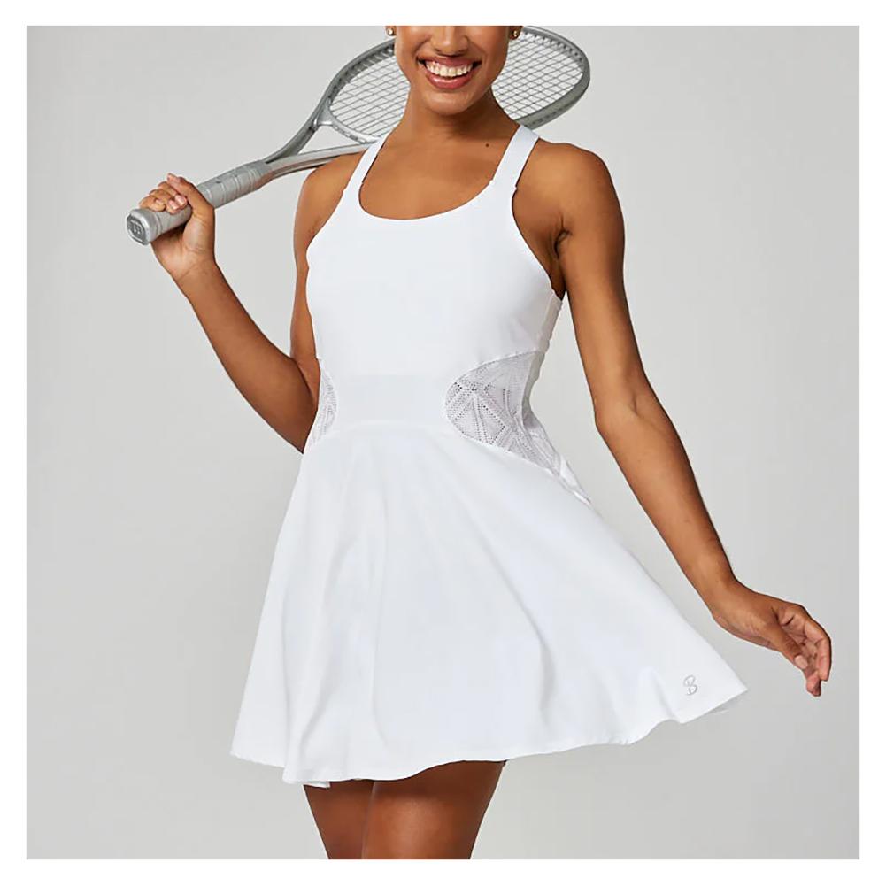 Sofibella Women`s 32 Inch Diamon Jacquard Tennis Dress