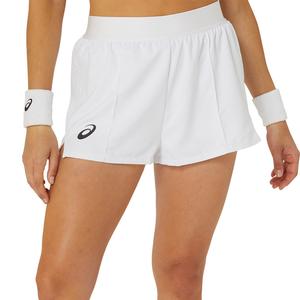 Women`s Match Tennis Short Brilliant White