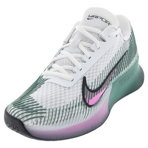 Women`s Air Zoom Vapor 11 Tennis Shoes White and Playful Pink
