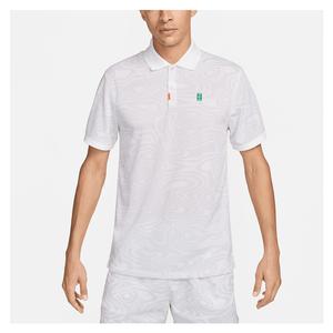 Men`s Heritage Dri-Fit Tennis Polo White