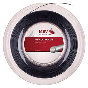 MSV Co Focus 123 Reel Tennis String Black