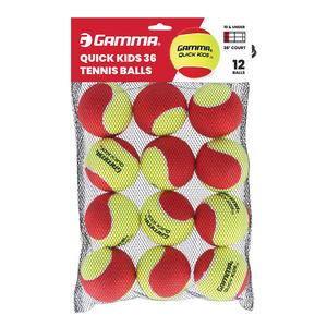 Quick Kids 36 Tennis Balls 12pk