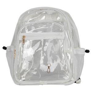 Clear Backpack White