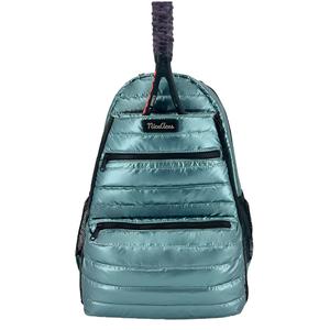 Neon Puffer Tennis Backpack Turquoise Teal