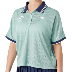 Women`s Mesh Tournament Tennis Polo Salt Marsh