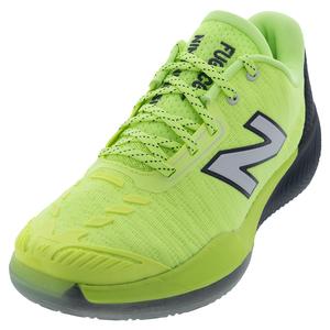 Men`s FuelCell 996v5 D Width Clay Tennis Shoes Bleached Lime Glo