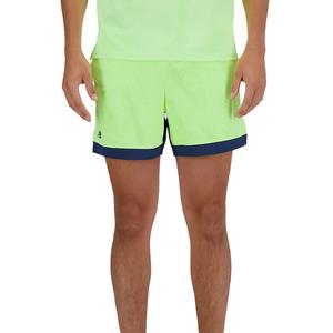 Men`s Tournament Mesh Tennis Short Bleached Lime Glo