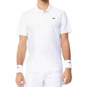 Men`s Novak Djokovic Ultra-Dry On-Court Tennis Polo White